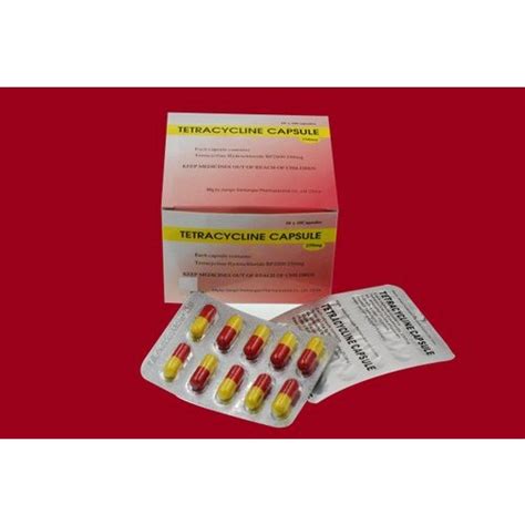 Tetracycline Hydrochloride Capsules 250 Mg At Rs 295pack In Nagpur