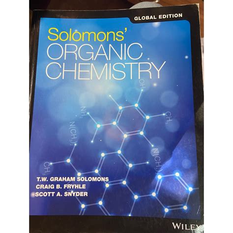 Solomon Organic Chemistry Global Edition