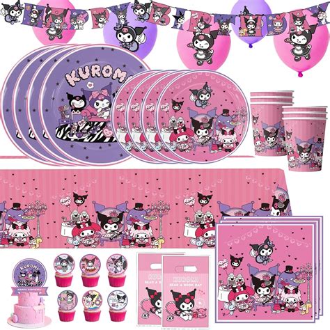 Decora O De Anivers Rio Para Crian As Kuromi Cinnamoroll Bal O Mymelody