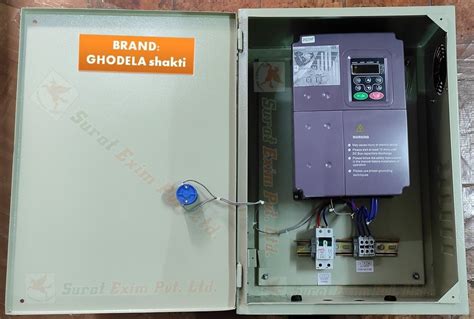 AC 30 L Min GHODELA Shakti 3 Phase Solar Water Pump Controller 15Hp