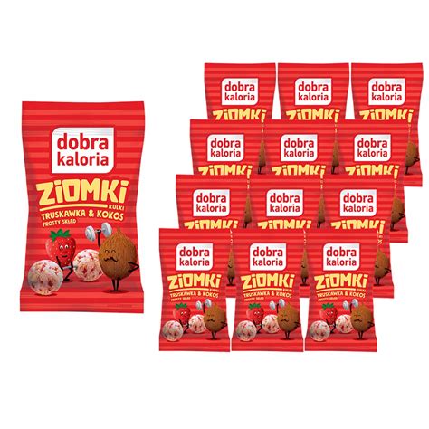 Dobra Kaloria Ziomki Truskawka Kokos 24g 12 Sztuk 12673845421 Allegro Pl