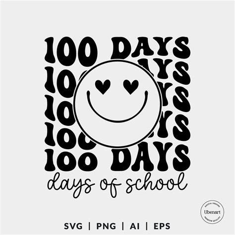 100 Days Of School Svg Girl 100 Days Svg Png Ubenart