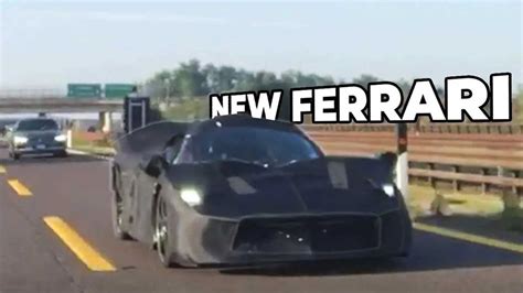 La Nuova Hypercar Ferrari Scalda I Muscoli Ecco Il Video Spia