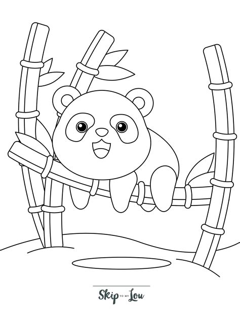 Free Printable Panda Coloring Pages