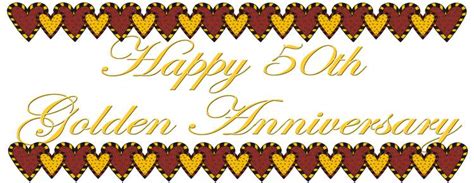 50th Wedding Anniversary Clipart - ClipArt Best