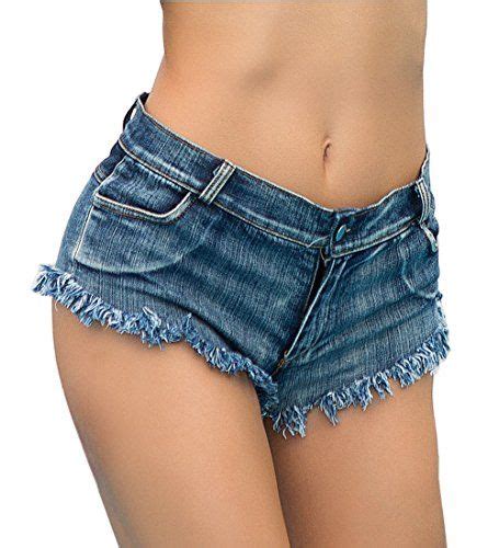 Ruofeng Women S Denim Bikini Set With Jeans Shorts And Bra For Beach