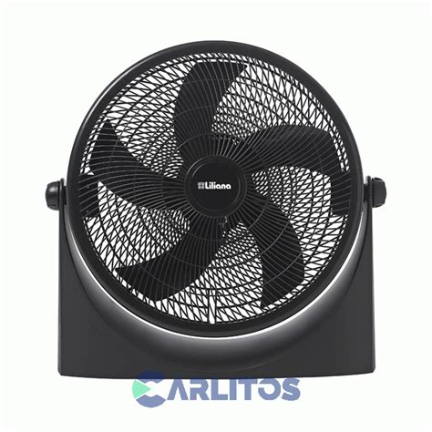 Ventilador Turbo Reclinable Liliana 18 Parrilla Negra Vtf18p