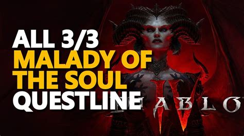 Diablo Malady Of The Soul Questline Youtube