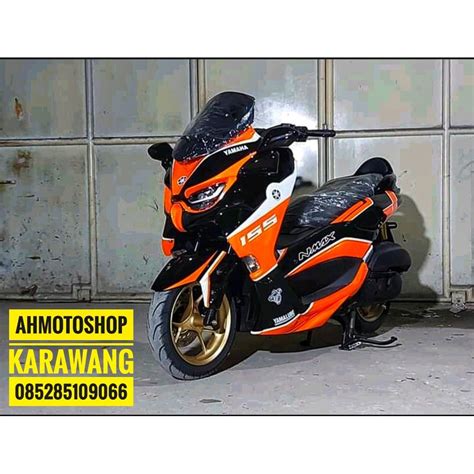 Jual PAKET FULLBODY NEW YAMAHA NMAX 2020 PREDATOR PERPADUAN ORANGE