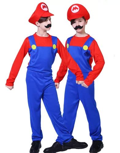 Disfraz De Super Mario Bross Y Luigi Para Ni Os Cuotas Sin Inter S