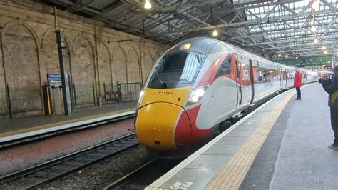 Class 800 Azuma Departing Waverly YouTube