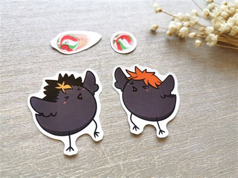 Haikyuu Karasuno Crows Sticker Pack Etsy