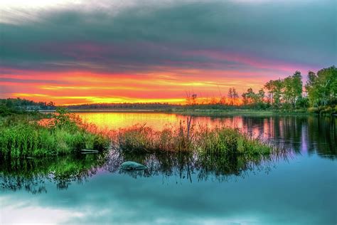 White Lake Sunset Photograph by Jason Lee - Fine Art America