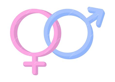 Sexualidade E Genero - Símbolo de sexualidade de homens e mulheres vector design plano de ...