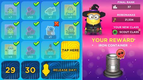 Minion Rush Free Reward Every Day Iron Container Reward Top Bananas