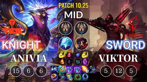 TES Knight Anivia Vs GRF Sword Viktor Mid KR Patch 10 25 YouTube