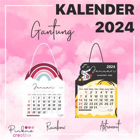 Jual Kalender 2024 Kalender Gantung Kalender Dinding Shopee Indonesia