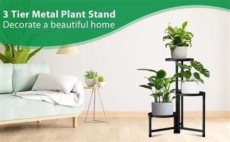 Ouduoplant Soporte Para Plantas De Niveles Para Interiores Y