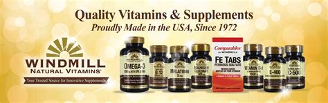 Windmill Vitamins Dietary Supplements And Health Products