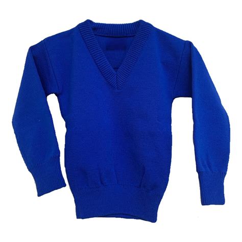 Plain Pullover – Royal – School Uniform Shop