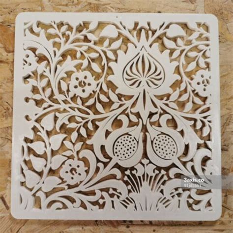 Laser Cut Floral Decor Pattern Svg File Arabic Cnc