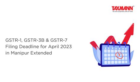 Gstr 1 Gstr 3b And Gstr 7 Filing Deadline For April 2023 In Manipur Extended