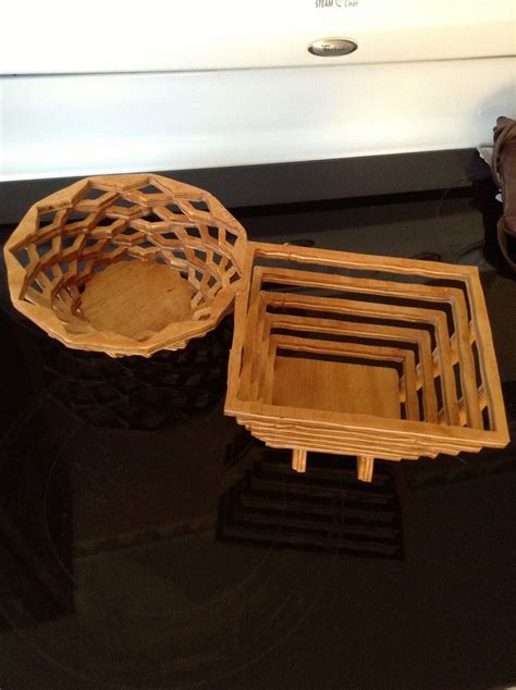 Wooden baskets | Wooden basket, Wood creations, Bryan wood