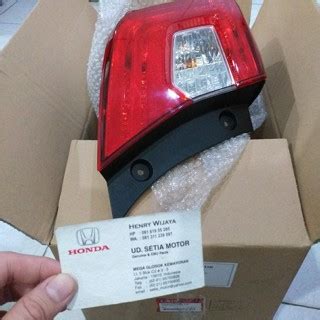 Jual LAMPU BELAKANG STOP LAMP STOPLAMP HONDA BRIO FACELIFT RS SATYA