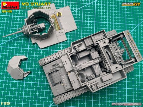 M3 スチュアートイニシャルプロダクション インテリアキット プラモデル 商品画像6