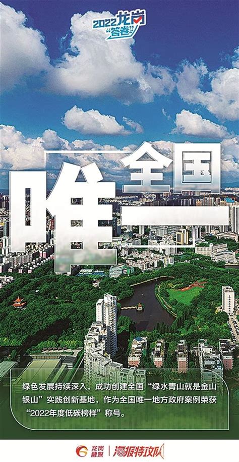 2022年，龙岗有这些变化 交“答卷” 再出发！ 政务动态 龙岗政府在线