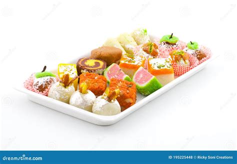 Indian Traditional Mix Sweet Food Or Mix Mithai Stock Photo Image Of