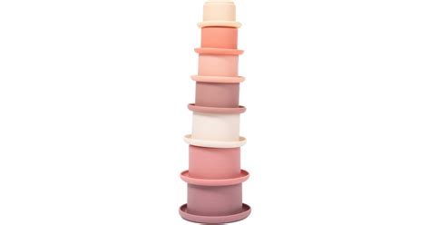 Bo Jungle B Stacking Cups Lovely Pink Gobelets Empilables Pour Le Bain