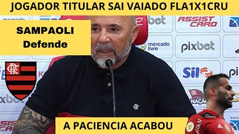 Sampaoli Defende Jogador Do Flamengo Que Sai Vaiado No 1x1 Contra