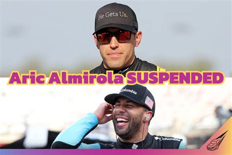 Aric Almirola Suspended By Joe Gibbs Racing Over Bubba Altercation