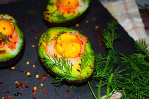 Smoked Salmon And Egg Stuffed Avocado • Esme Salon