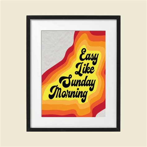 Lionel Richie Easy Like Sunday Morning - Etsy