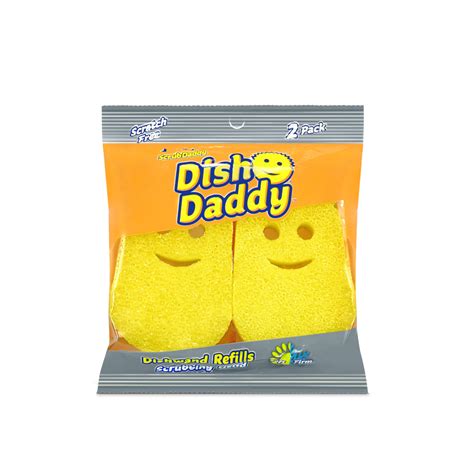 Scrub Daddy Dish Daddy Refill 2pk Sponge 1 Ct Flextexture Foam