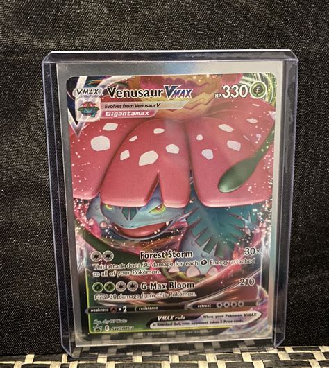 Mavin Pok Mon Tcg Venusaur Vmax Swsh Black Star Promos Swsh Holo Promo