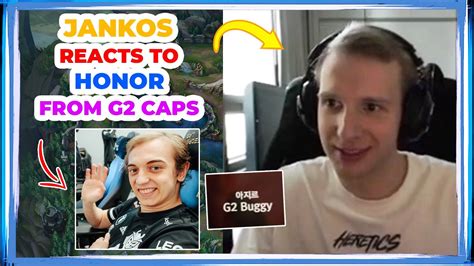 Jankos Reacts To Being Honored By G Caps Youtube