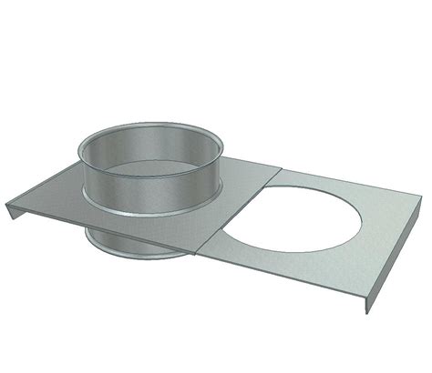 Galvanised Manual Sliding Damper Indusvent