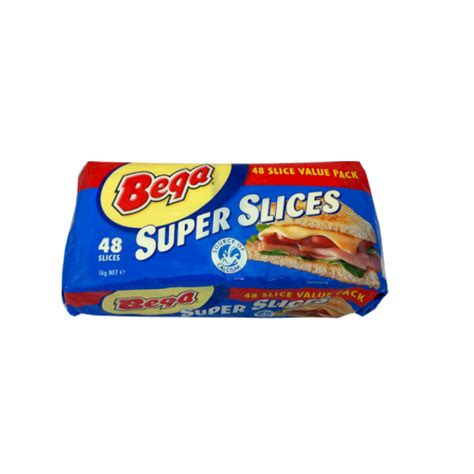 Bega Burger White Slice Cheese 1kg Maza