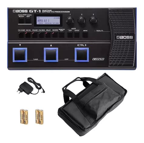 Kit Pedaleira Para Guitarra Boss Gt 1 Capa fonte Frete grátis