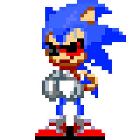 Pixilart - Sonic exe sprite by Sonic-Gamer