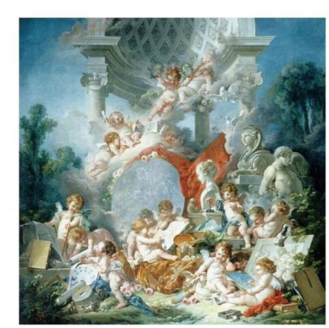 European Style Angel Mural Wallpaper Oil Painting Effect Etsy