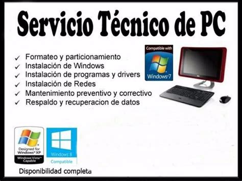 Servicio De Mantenimiento Formateo De Computadoras S En