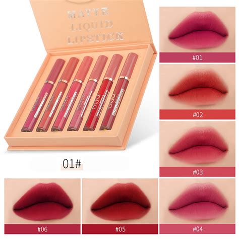 Shellton Pcs Matte Liquid Lipstick With Lip Plumper Makeup Set Velvety