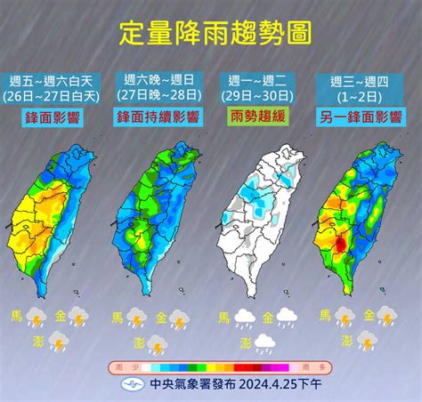 雨彈炸中南部！週六白天前雨勢最明顯 逢大潮當心淹水 生活 自由時報電子報