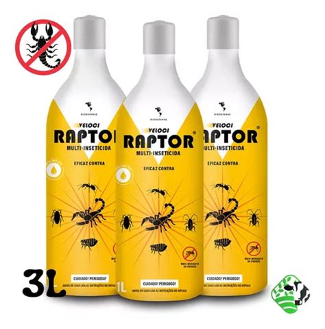 Mata Mosquito Escorpi O Barata Formiga Raptor Inseticida L Frete Gr Tis