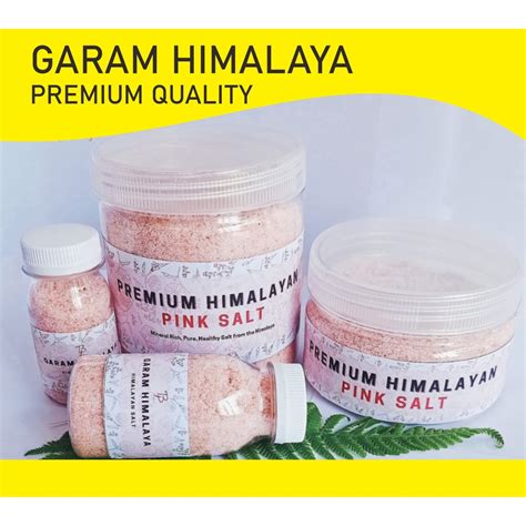 Jual Garam Himalaya Premium Natural Himalayan Pink Rock Salt