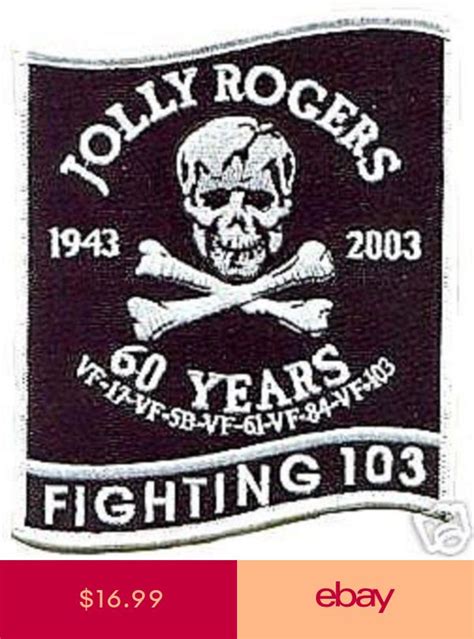 USN F 14 TOMCAT VF 103 JOLLY ROGERS FIGHTING 103 60TH ANNIVERSARY